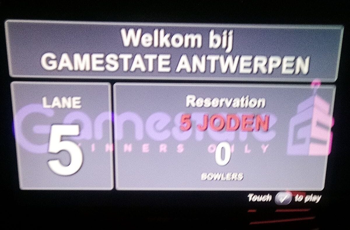 Je bekijkt nu Antisemitisch incident bij GAMESTATE Antwerpen