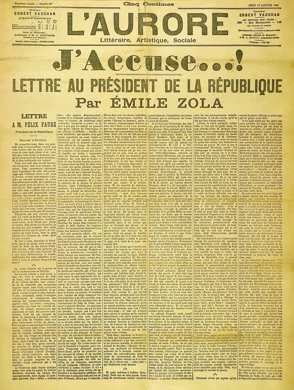 Lees meer over het artikel J’accuse